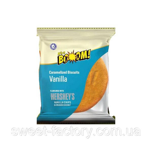 Печиво It's a Boom Caramelized Biscuits Vanilla Hershey's 25g, фото 1