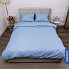 Постільна білизна Drimson "Morning Soft" колір блакитний (Полуторний) Страйп-сатин, фото 3