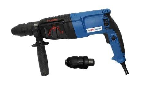 Перфоратор будівельний у кейсі Вітязь ПЕ-1400 ДФР зі знімним патроном Професійний прямий перфоратор, фото 1