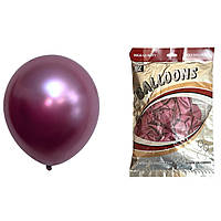 Повітряні кулі хром пурпурний 12" TT (TONGTAI), 50 штук