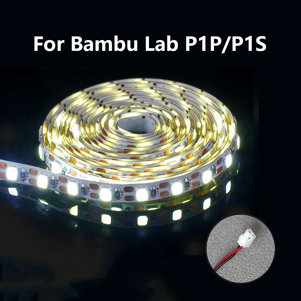 LED-підсвітка для Bambu Lab P1 Series, 5V, 120 LED, 150cm, GH1.25-2pin / Світлодіодна стрічка самоклейна