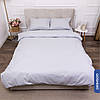 Постільна білизна Drimson "Morning Soft" колір сірий (Полуторний) Страйп-сатин, фото 3