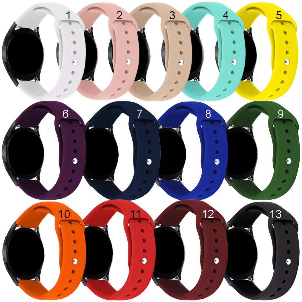 Силікон кнопка ремінець для Samsung galaxy watch 46mm / Watch 3 45mm / Samsung Gear S3