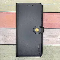 Чохол для Motorola Moto G85 з візитницею, на магніті, прошитий. GETMAN Gallant. Чорний