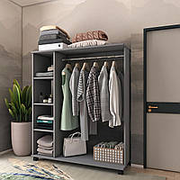 Гардеробна стійка Doros Д1 100х41,6х129,4 см Графіт (DRS-011416)