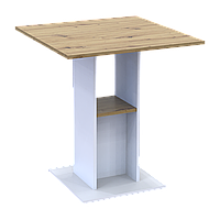 Стіл на кухню Doros Коуд 70х70х74 см Білий/Дуб артизан (DRS-011439)