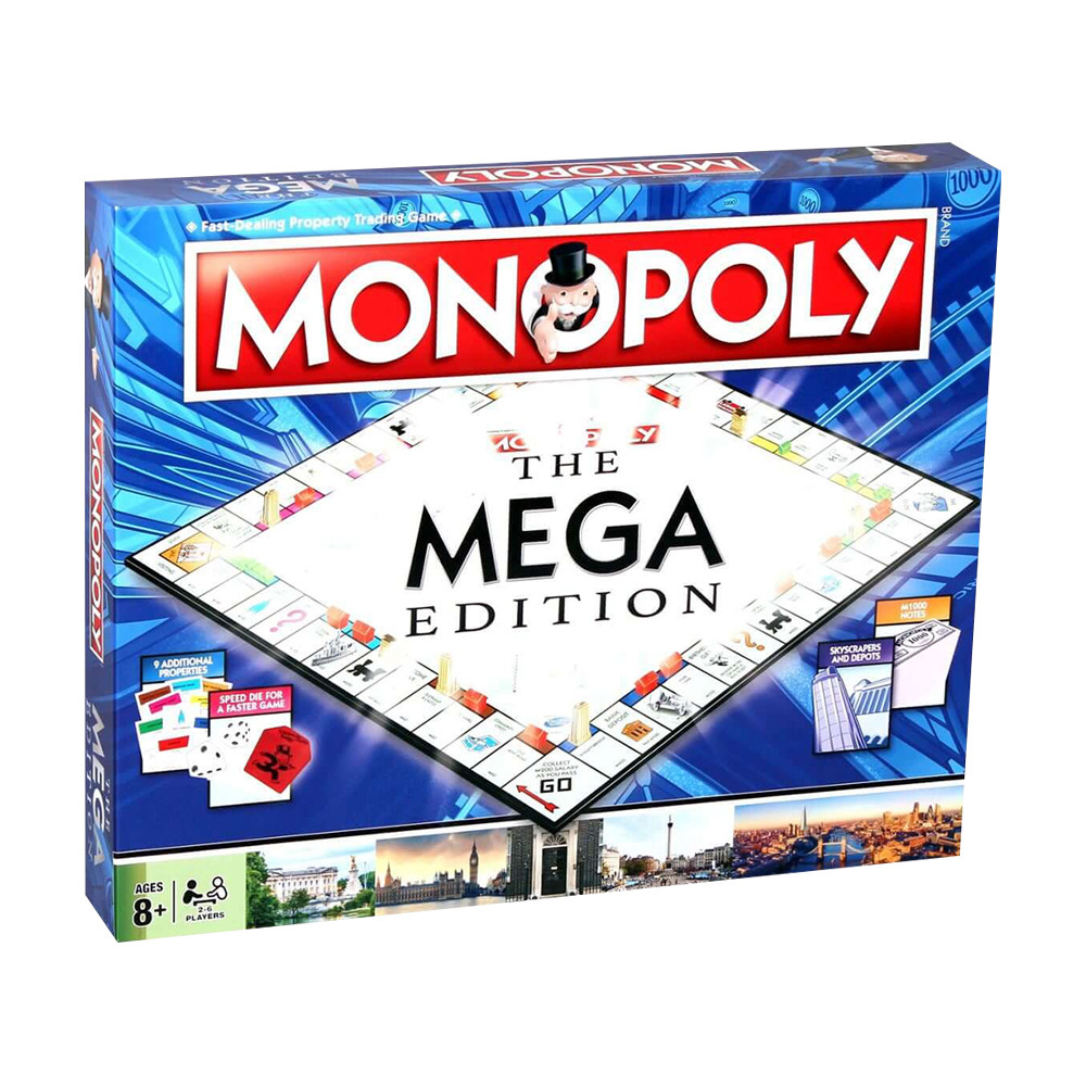 Настільна гра WINNING MOVES Monopoly The Mega Edition