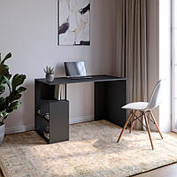 Cтіл письмовий з полицями М-ЗОН Джеко 1200/3 Антрацит (MZN-031024)