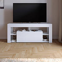 Тумба під телевізор із 4 полицями М-ЗОН Джеко 140 Німфея Альба (MZN-031034)