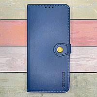 Чохол для Motorola Moto G85 з візитницею, на магніті, прошитий. GETMAN Gallant. Синій