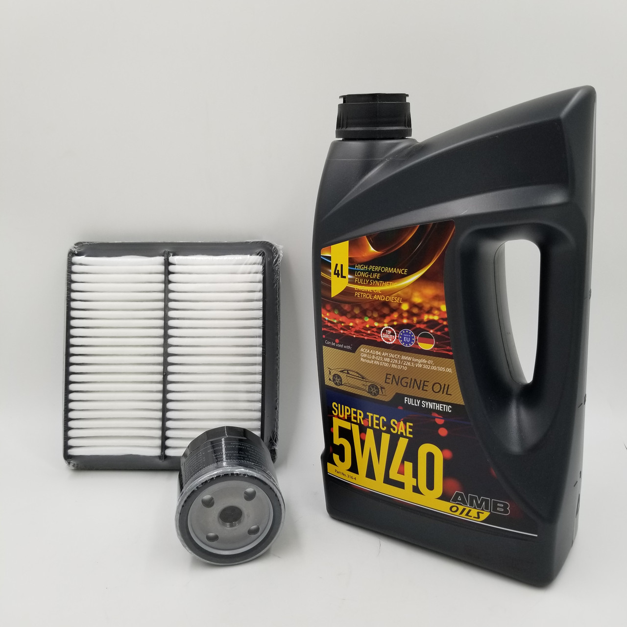 Масло AMB SuperTec 5W-40 та фільтри Ланос, Сенс (масло + фільтр повітряний+масляний)