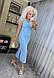 Літня яскрава стильна сукня-міді "Глорія"-розмір з 42 до 52 - фото 5 - id-p2146881637