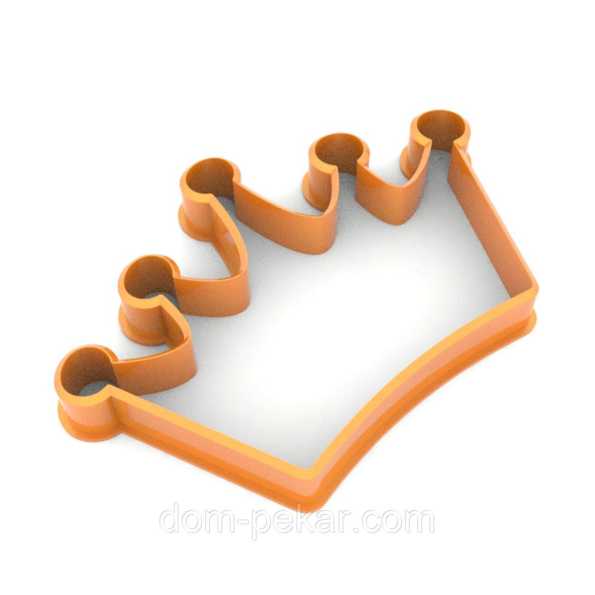 Корона вирубка для пряників 6*9 см (3D)