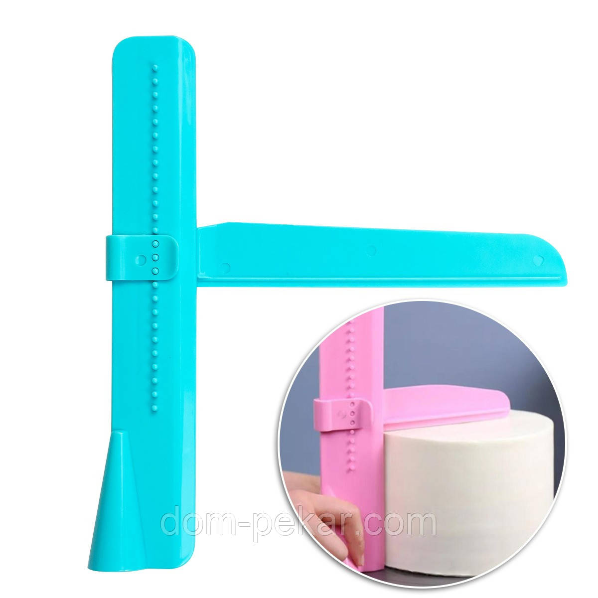 Шпатель для вирівнювання торта розсувний