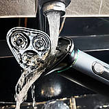 Електробритва роторна VGR V-310 акумуляторна з дисплеєм водонепроникний триммер для бороди дорожній, фото 9