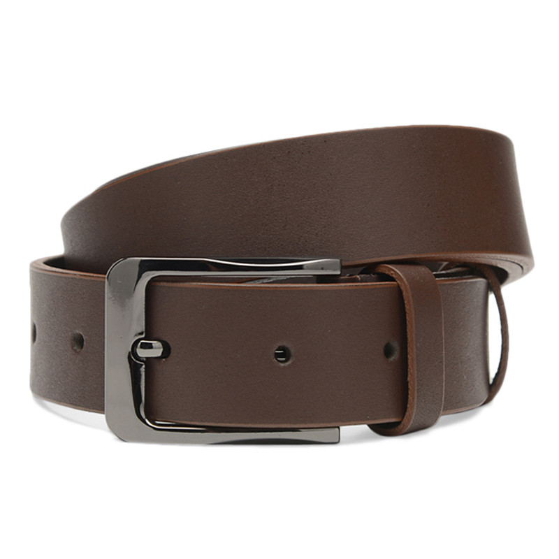 Чоловічий шкіряний ремінь Borsa Leather Cv1mb21-125 коричневий