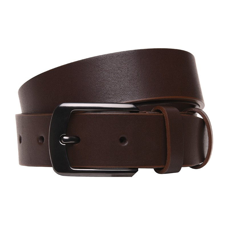 Чоловічий шкіряний ремінь Borsa Leather v1mb14 коричневий