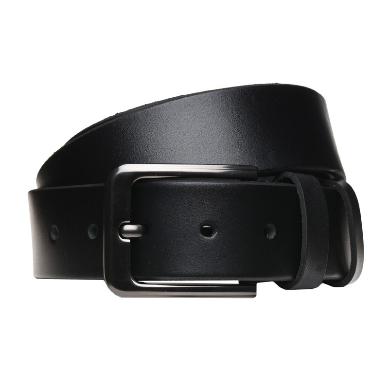Чоловічий шкіряний ремінь Borsa Leather v1n-gen4R-125x3 чорний