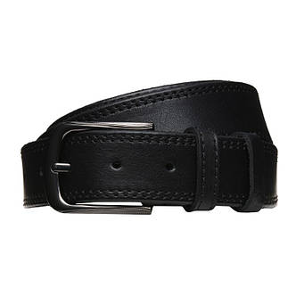 Чоловічий шкіряний ремінь Borsa Leather v1n-gen35R-125x2 чорний, фото 1