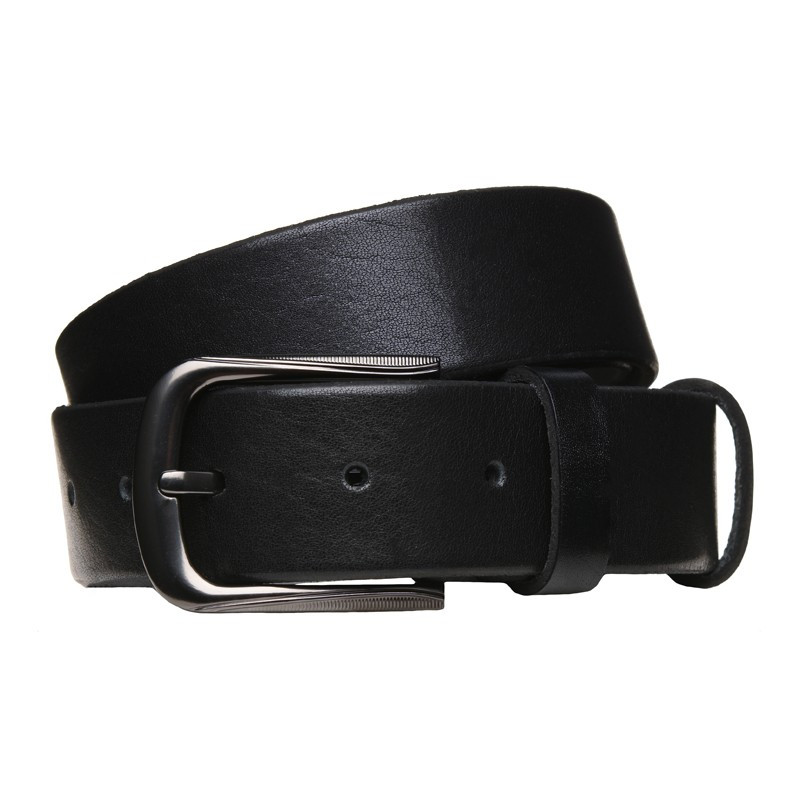 Чоловічий шкіряний ремінь Borsa Leather v1n-gen35R-115x1 чорний