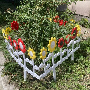 Паркан 00878 (білий) 4 секції