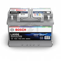 Акумулятор тяговий BOSCH Dual Purpose AGM 0092LA0080 70Аг/760А