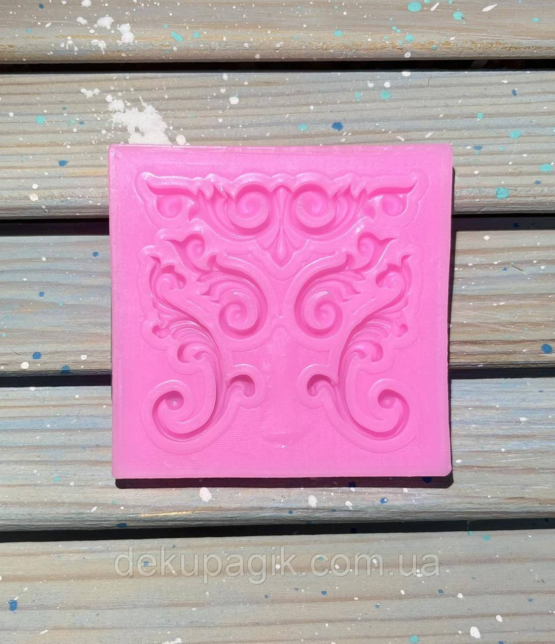 Молд силіконовий 5,5х5,5см Вензеля, фото 1