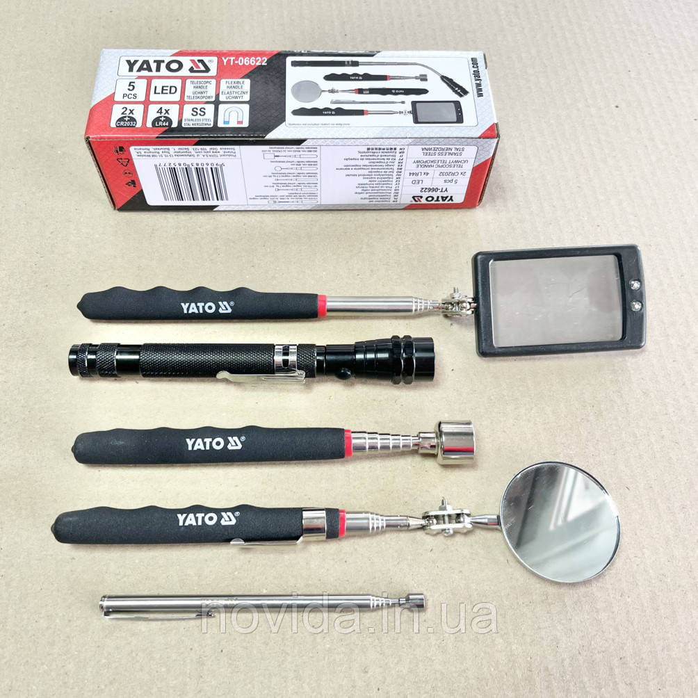 Інспекційний комплект для діагностики та ремонту автомобілів YATO YT-06622