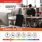 Шредер знищувач паперу та дисків Camry CR 1033 7 мм нарізка одночасно до 5 аркушів бак 7 л, фото 9