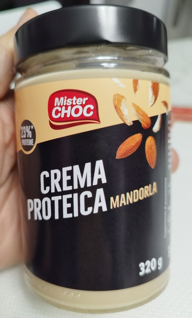 Крем горіховий протеїновий Mister Chox Crema Proteica 23% мигдальний 320гр