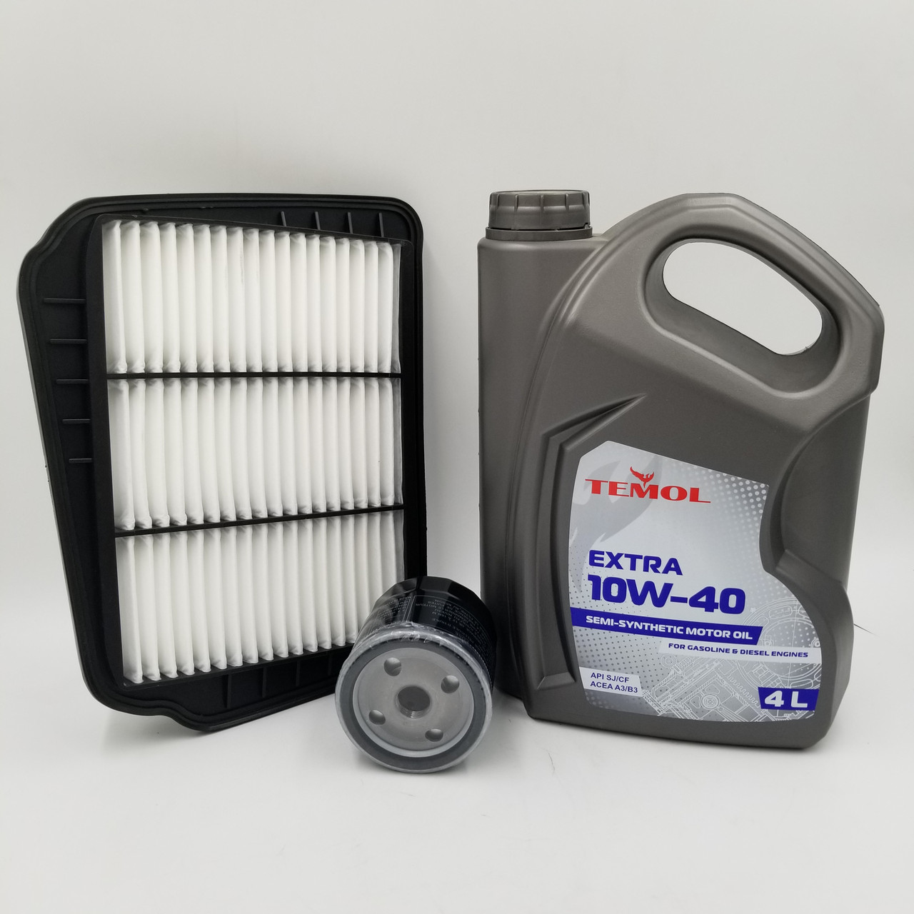 Масло TEMOL EXTRA 10W-40 та фільтри Лачетті (масло + фільтр повітряний+масляний)