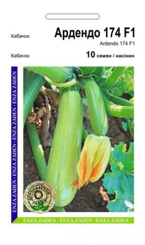 Кабачок Ардендо 174 F1 10 шт Агропак (Enza Zaden)