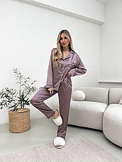 Піжама жіноча з шовку Армані XS Троянда, фото 5