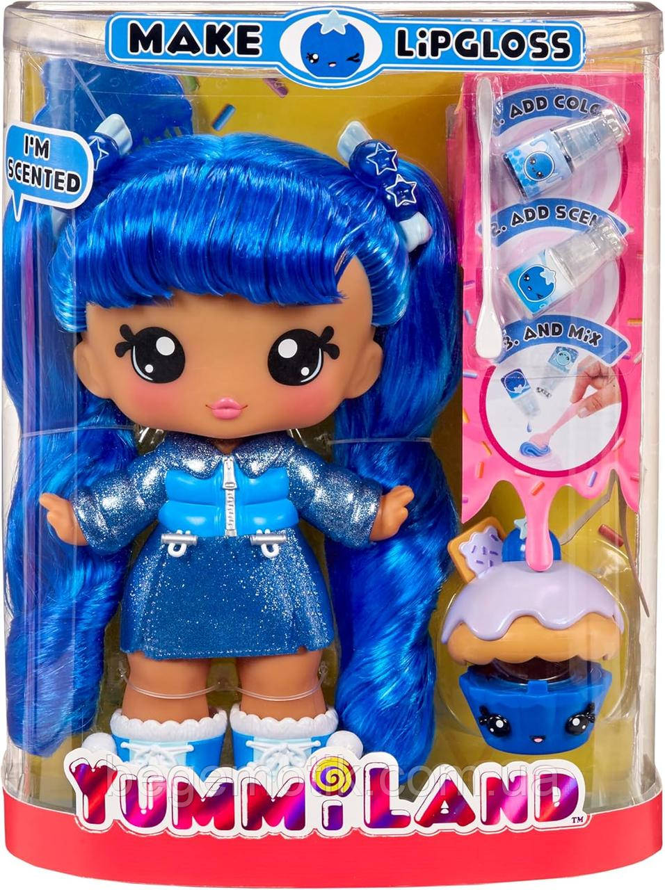 Велика лялька Юмміленд Рорі Блукеррі Yummiland Large Doll + Lipgloss Pet- Rory Blueberry, 541714