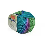 Пряжа VICEVERSA/ВІСЕВЕРСА, салатовий-зелений-бірюзовий-фіолетовий 44, Adriafil, фото 2