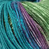 Пряжа VICEVERSA/ВІСЕВЕРСА, салатовий-зелений-бірюзовий-фіолетовий 44, Adriafil, фото 3