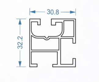 Профіль несучий алюмінієвий 6005 Т6 2355 мм, AXIOMA energy