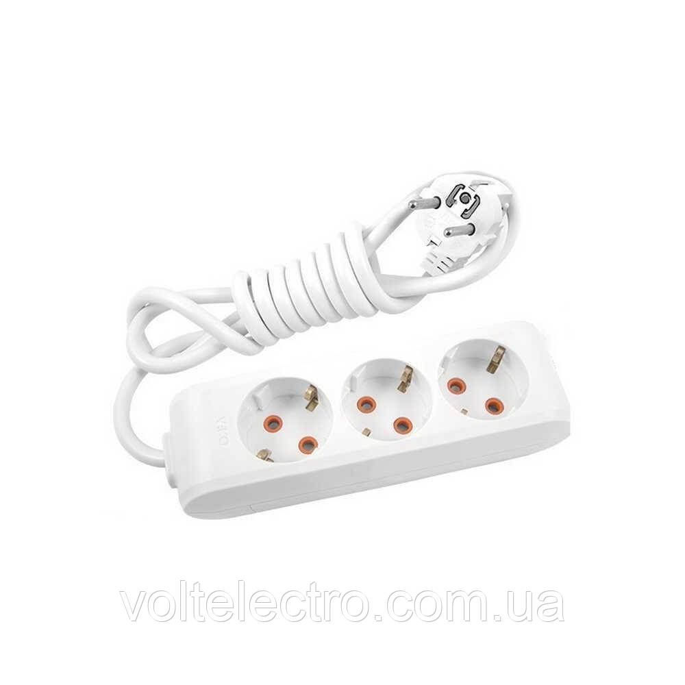 Подовжувач VIKO Multi-Let 3р 3м з заземленням, фото 1