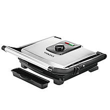 Електрогриль контактний Sokany SK-202, з терморегулятором, 2000 Вт