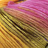 Пряжа Viceversa/Вісеверса, жовтий-малиновий-блакитний-хакі 45, Adriafil, фото 3