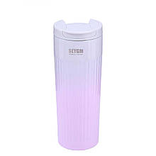 Термочашка SEYGM 500 мл з flip кришкою, рожевий градієнт, HP154P
