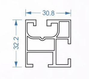 Профіль несучий алюмінієвий 6005 Т6 4710 мм, AXIOMA energy, фото 1