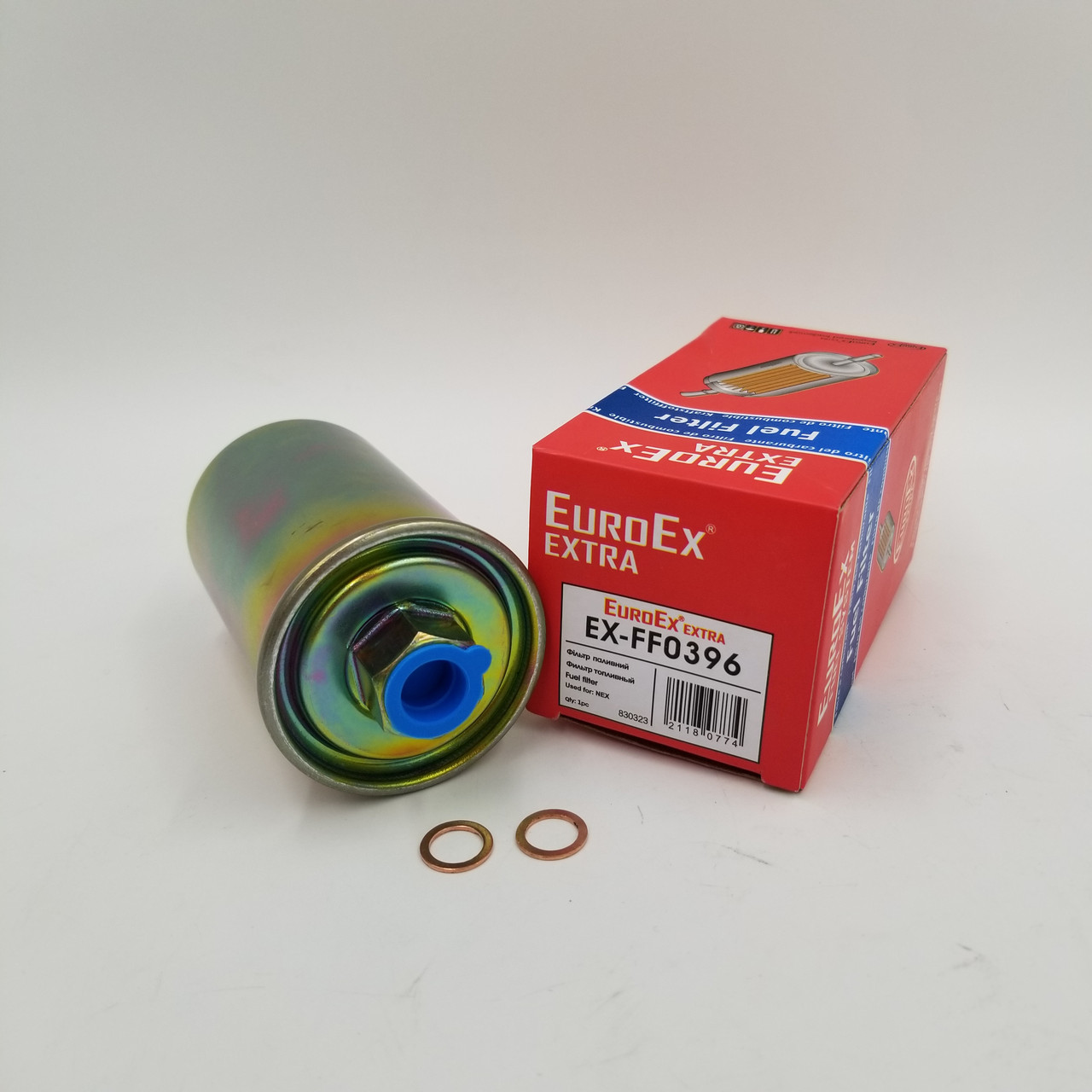 Фільтр паливний Нексия (під закрутку) EuroEx Угорщина 96130396, фото 1