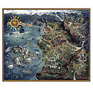 Пазл WITCHER 3 - Wild Hunt Witcher world map (Ведьмак), фото 4