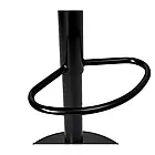 Барний табурет PORTO сидіння зі шкірозамінника, що крутиться з підніжкою, з регулюванням висоти 64-86 см, білий, фото 4