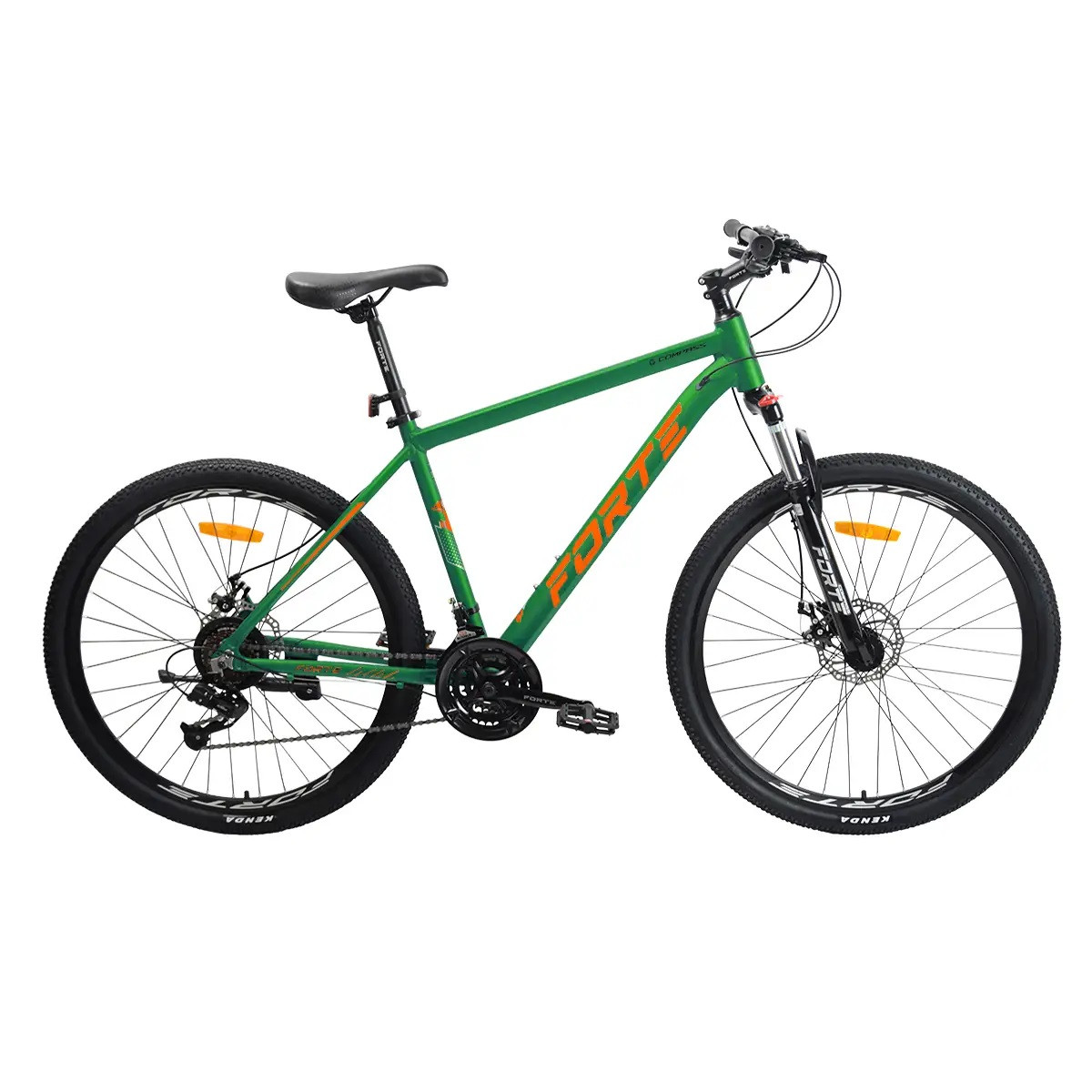 Велосипед Forte COMPASS 25.2617-10S, к26" р17" зелено-помаранчевий