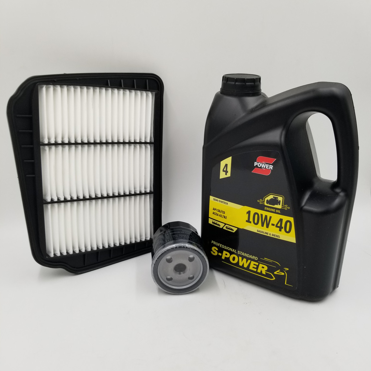 Масло S-POWER 10W-40 та фільтри Лачетті (масло + фільтр повітряний+масляний)