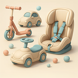 Дитячий транспорт та автокрісла