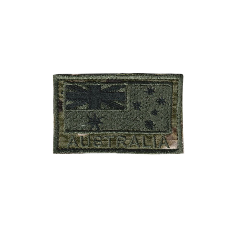 Шеврон ЗСУ, військовий / армійський, австралійський прапор , на липучці, на оливці 5 см * 8 см, фото 1
