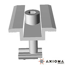 Притиск Середній, 35 мм, алюміній та нержавіюча сталь А2, AXIOMA energy, фото 3